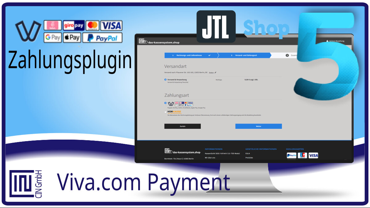 Viva.com Zahlungs-Plugin f&uuml;r den JTL-Shop5