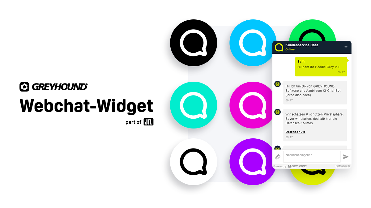 GREYHOUND Webchat-Widget