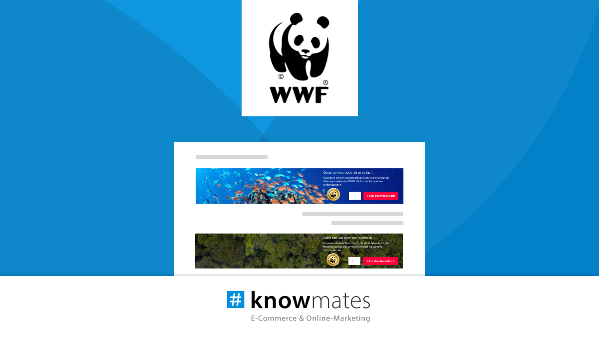 WWF Spendenplugin (Umweltbewusstsein zeigen + Spenden sammeln)
