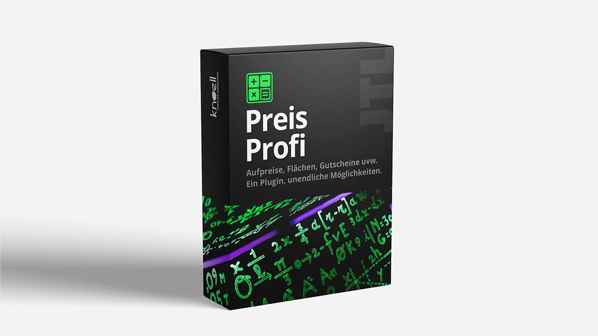 Preis Profi - Aufpreise, Fl&auml;chen &amp; Volumen