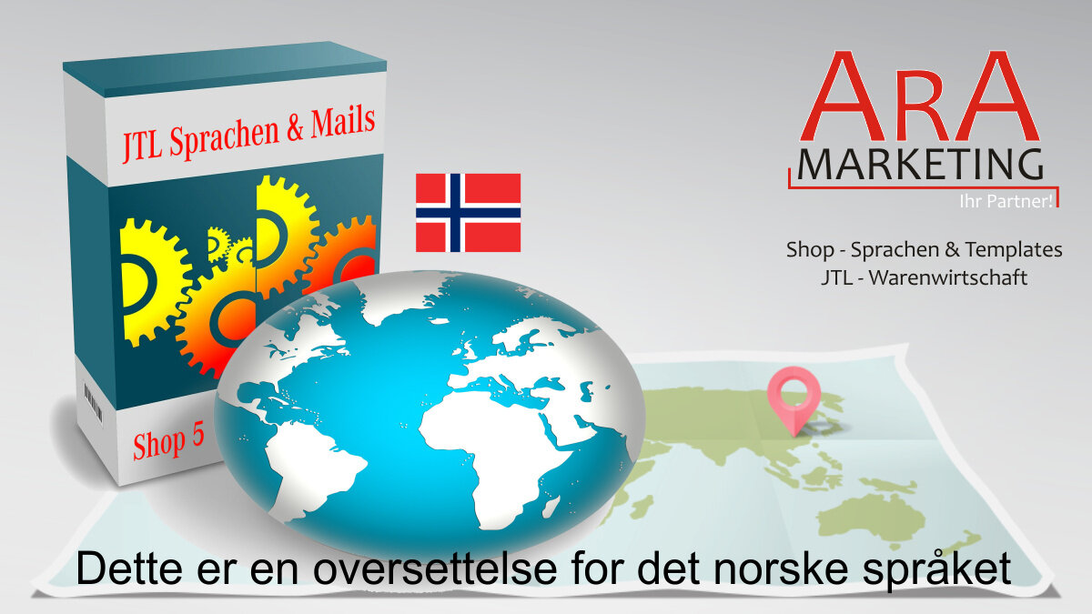 Norwegisch - Sprache f&uuml;r Shop 5
