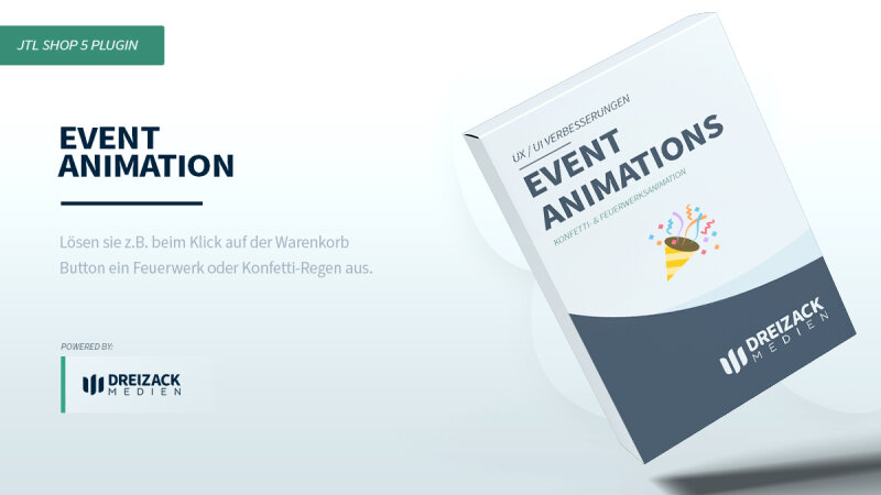 Event Animation - Animationen bei Besucheraktionen von DREIZACK Medien