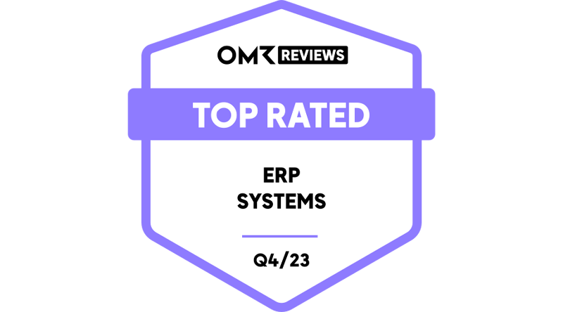 Top Bewertete ERP-Systeme - OMR Siegel Q4 2023